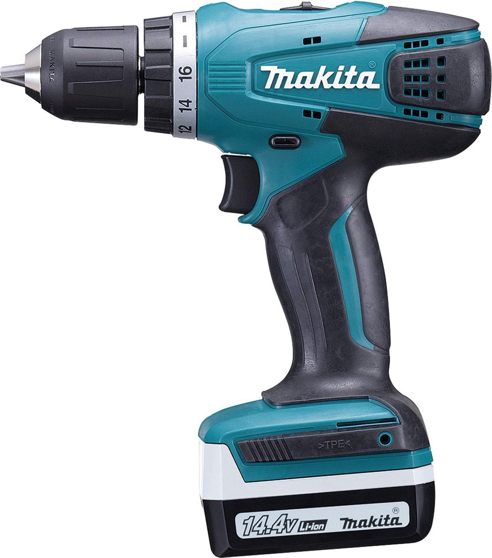 Дрель-шуруповерт аккумуляторная MAKITA DF 347DWE Li-Ion 2 шт 14 В 1,5 А/ч —  цена в Ижевске, купить в интернет-магазине, характеристики и отзывы, фото